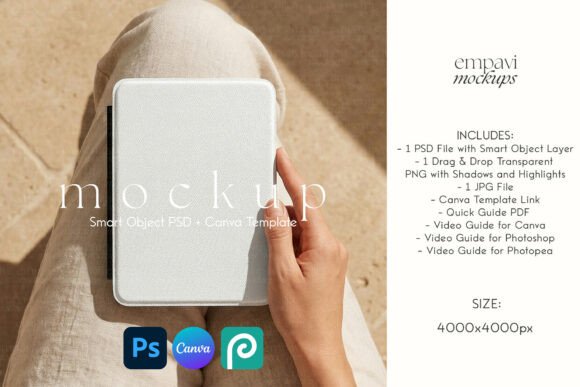 Download Kindle Case Mockup - Case mockup Collection