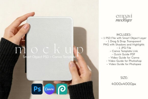 Download Kindle Case Mockup - Case mockup Collection