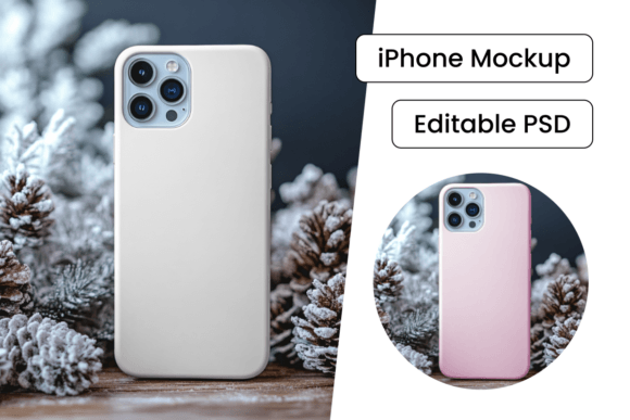 Download IPhone Case Mockup | Phone Case Template - Case mockup Collection