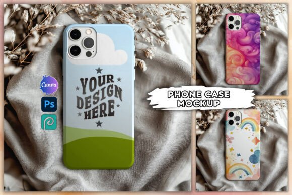 Download IPhone Case Mockup Canva Phone Template - Case mockup Collection
