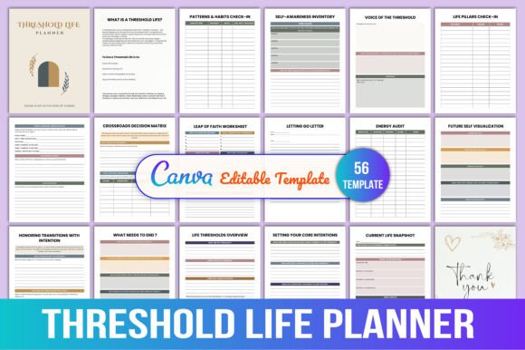 Download Threshold Life Planner Canva - Life planner Collection