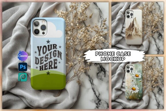 Download IPhone Case Mockup Canva Phone Template - Case mockup Collection