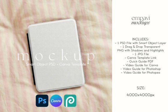 Download Kindle Case Mockup - Case mockup Collection