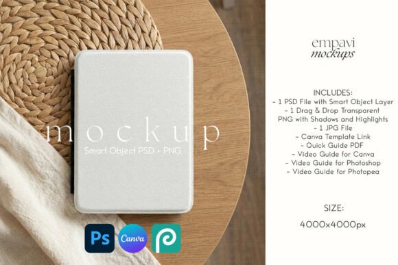 Download Kindle Case Mockup - Case mockup Collection
